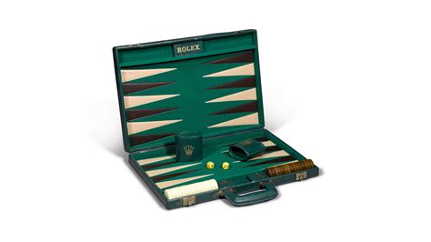 rolex backgammon|Vintage Rolex Backgammon Set for Watch Collectors .